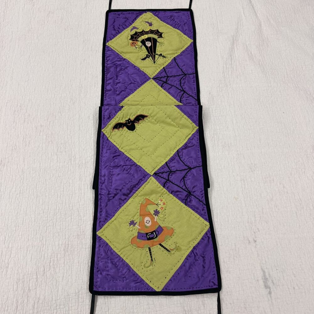 Handmade Quilted Halloween Table Runner